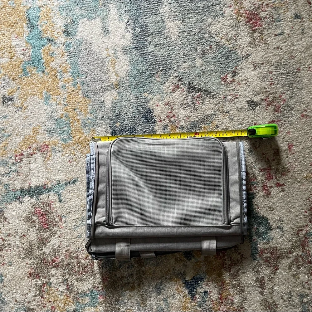 Foldable Gray Small Pet Carrier